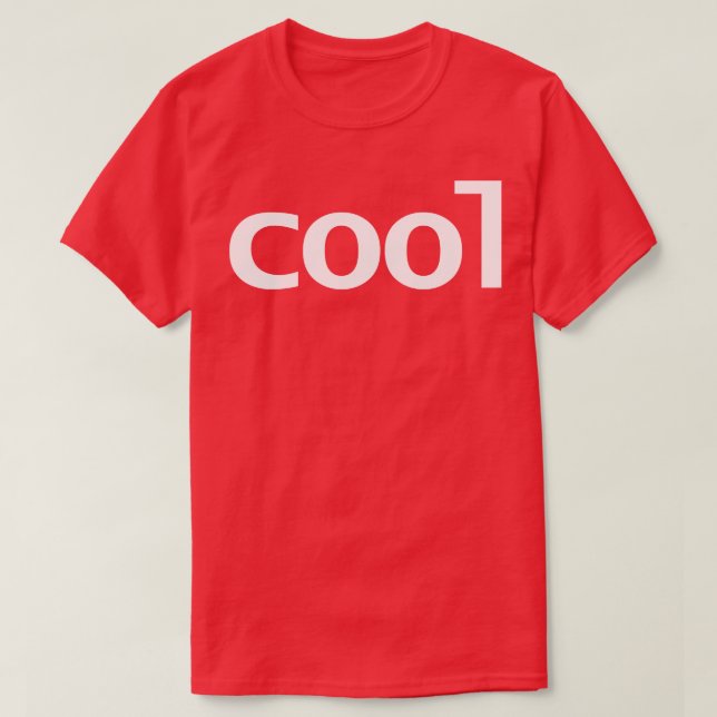 Cool Minimal Typography White Text T-Shirt (Design Front)