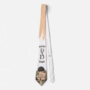 Cool Minimalist First Father's Day Anime Style Tie