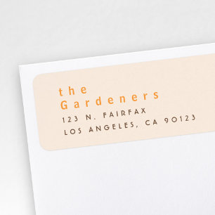 Cool Minimalist Label