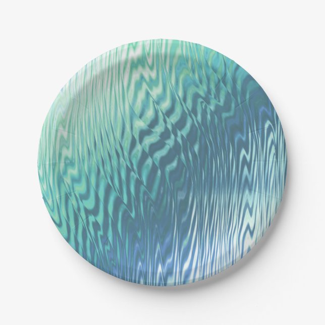 cool mint ripple : paper plate (Front)