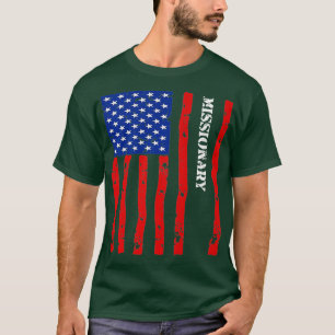 Cool Missionary Accessories Things Stuff USA T-Shirt