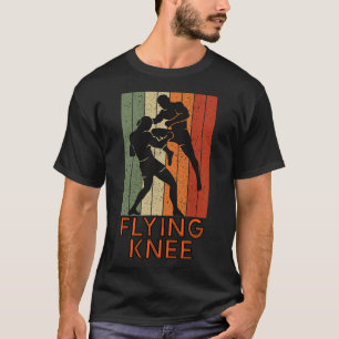 Cool Mma, Kickboxing And Muay Thai Flying Knee T-Shirt