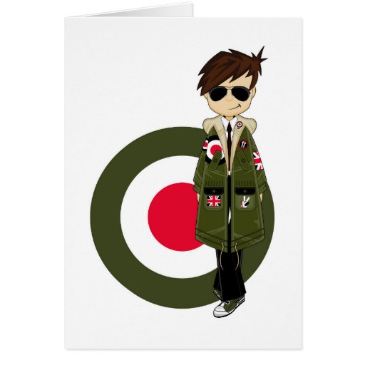 Image of Cool Mod in Parka and Sunglasses