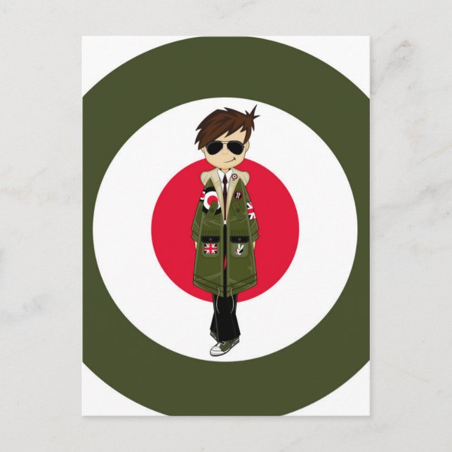 Cool Mod Postcard (Front)