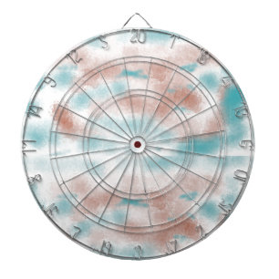 Cool Modern Abstract Clouds Dartboard