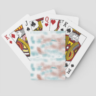 Cool Modern Abstract Clouds Playing Cards