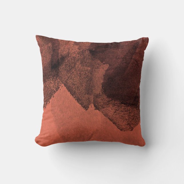 cool modern Abstract coral painting Design Cushion (Front)