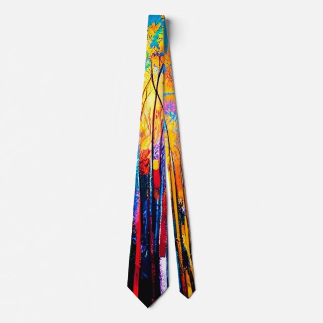 Cool Modern art abstract mens tie (Front)