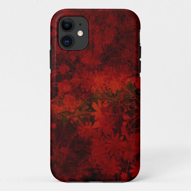 Cool, modern art of floral / flower pattern Case-Mate iPhone case (Back)