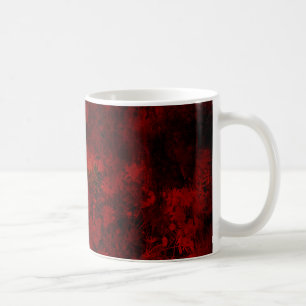 Cool, modern art of floral / flower pattern coffee mug