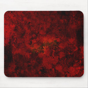 Cool, modern art of floral / flower pattern mouse mat