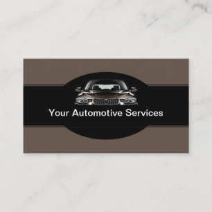 Cool Modern Automotive Services Business Card