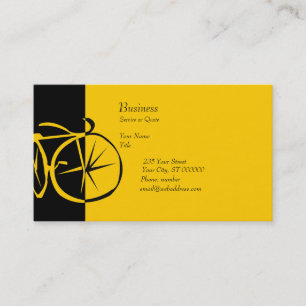 Cool Modern Bike Contemporary Artsy Bike Woodcut Business Card