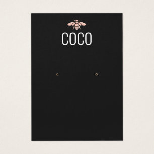 Cool Modern Black Bee Earring Jewellery Display