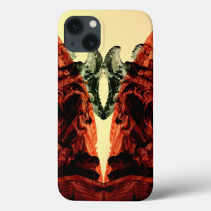 Cool modern collage of historical Rome in red iPhone 13 Case