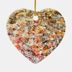 Cool, modern, colorful abstract background ceramic tree decoration