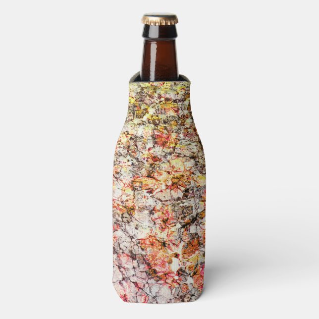 Cool, modern, colourful abstract background bottle cooler (Bottle Front)