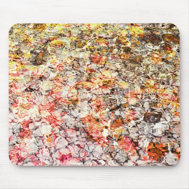 Cool, modern, colourful abstract background mouse mat (Front)