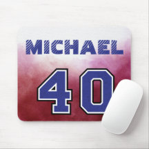 Cool modern Custom sport player Red and blue