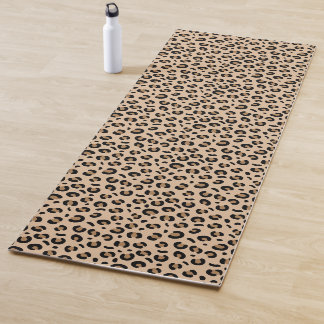 Cool modern elegant animal print leopard yoga mat