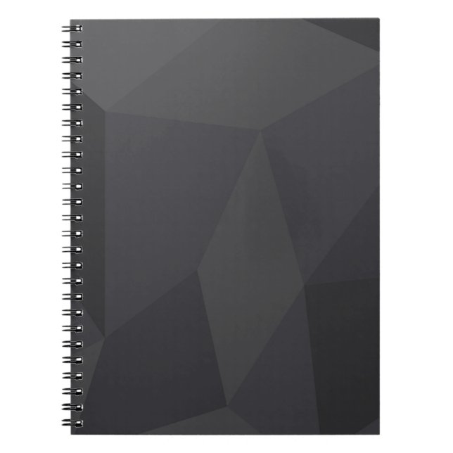 Cool, modern, elegant, trendy trapezoid shapes notebook (Front)