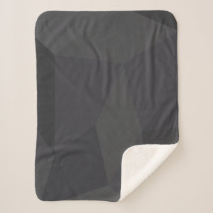 Cool, modern, elegant, trendy trapezoid shapes sherpa blanket