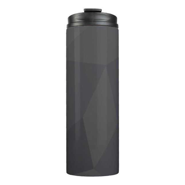 Cool, modern, elegant, trendy trapezoid shapes thermal tumbler (Front)