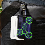 Cool Modern Fingerprint Identification Science Luggage Tag<br><div class="desc">SCIENCE LUGGAGE TAGS. Personalise your luggage and help you find it on the belt easier with this cool,  trendy science inspired luggage tag. Designed for all scientists,  science teachers,  science students,  in short any science geek in your life (and that includes you)! Designed by Thisisnotme©</div>