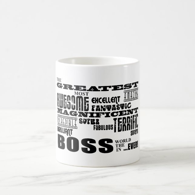 Cool Modern Fun Bosses : Greatest Boss Coffee Mug (Center)