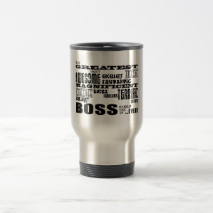 Cool Modern Fun Bosses : Greatest Boss Travel Mug