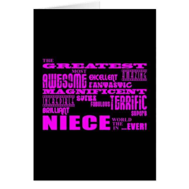 Cool Modern Fun Nieces : Greatest Niece (Front)