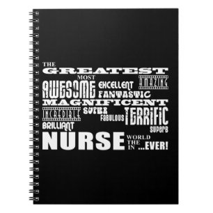 Cool Modern Fun Nurses : Greatest Nurse World Ever Notebook