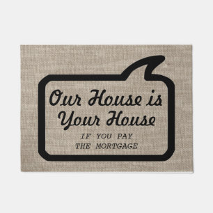 Cool Modern Funny Hilariously Rude Doormat