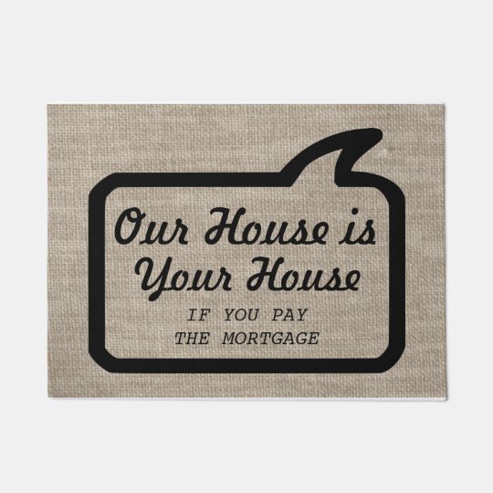 Cool Modern Funny Hilariously Rude Doormat Zazzle Co Uk