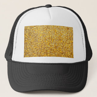 COOL MODERN GOLD WITH GLITTER TRUCKER HAT