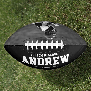 Cool Modern Graduation Birthday Gift Photo American Football
