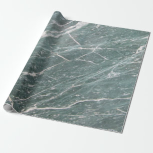 Cool Modern Green  Marble Stone Texture Wrapping Paper