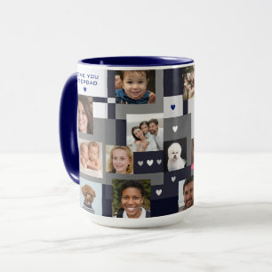Cool Modern Lovely Add 18 Photos Love You Stepdad Mug