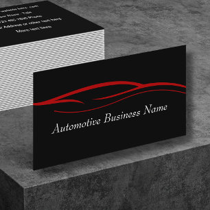 Cool Modern Minimalist Automotive Business Card