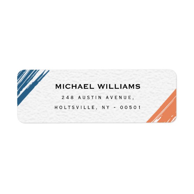 Cool Modern Painter Brushstroke  (Front)