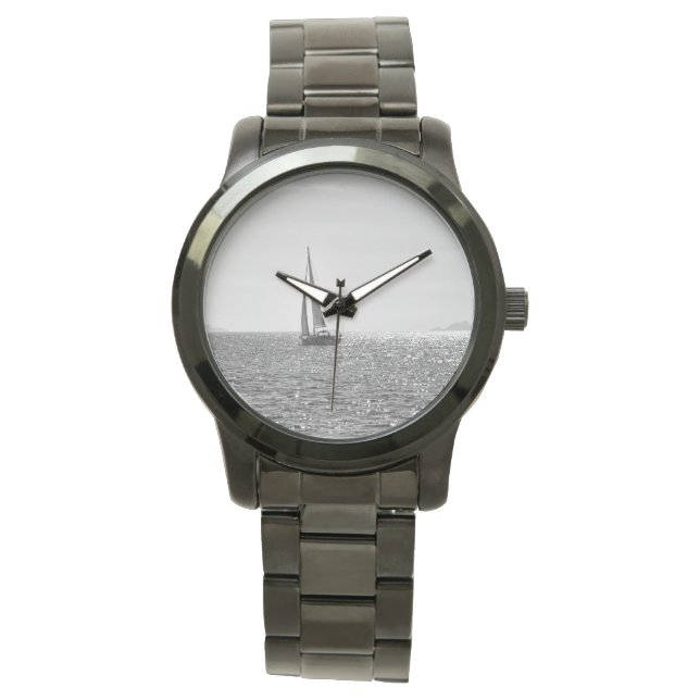 Cool modern photo of sail boat in summer watch (Front)