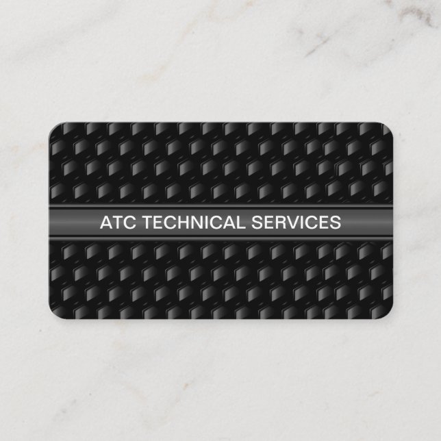 Cool Modern Technology Business Cards (Front)