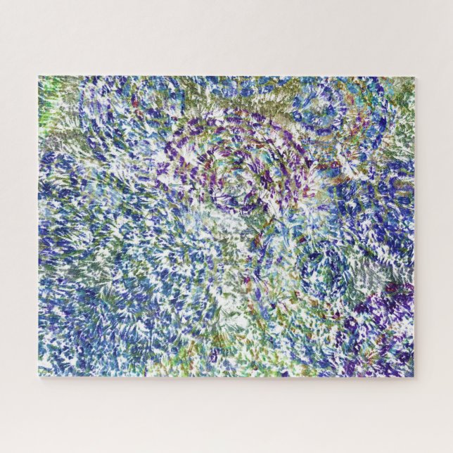 Cool, modern, trendy colourful abstract background jigsaw puzzle (Horizontal)