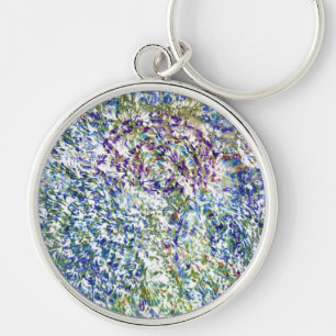 Cool, modern, trendy colourful abstract background key ring