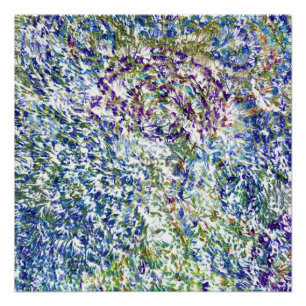 Cool, modern, trendy colourful abstract background poster