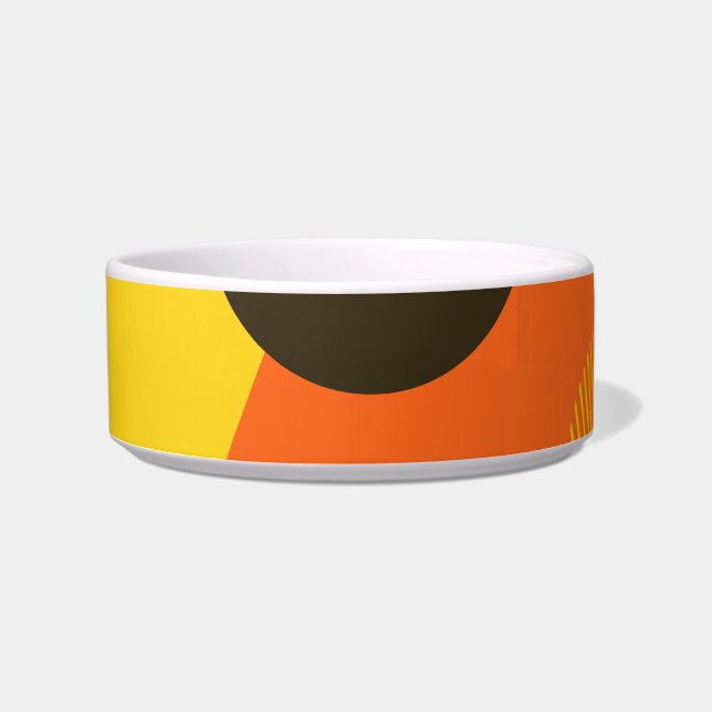 Cool, modern, trendy, urban Memphis illustration Bowl (Front)