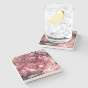 Cool modern unique Abstract Painting art Stone Coaster