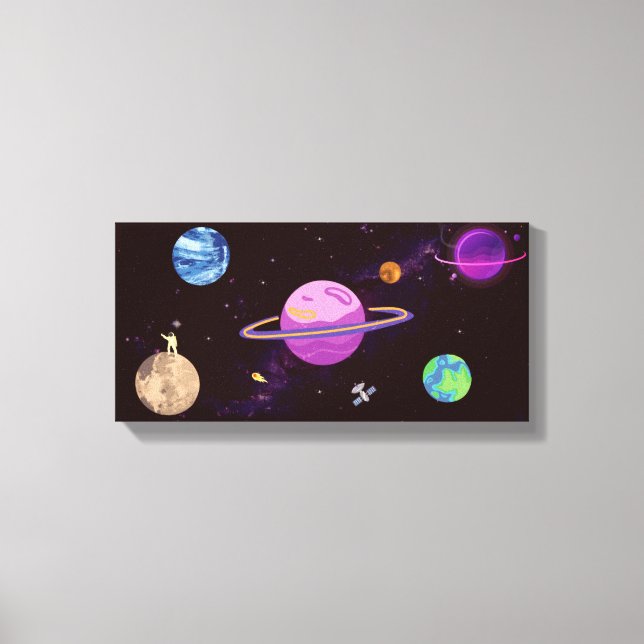 Cool Modern Universe  Canvas Print (Front)