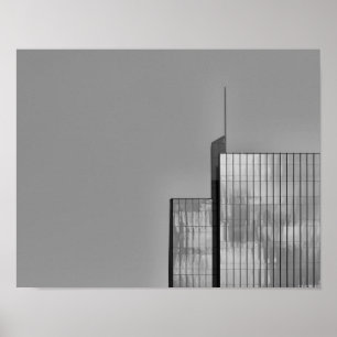Cool, modern, urban architecture photo poster