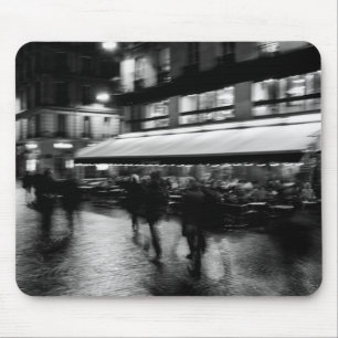 Cool, modern, urban blurry Paris Mouse Mat